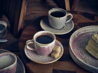 Terra Porcelain Cups and Saucers